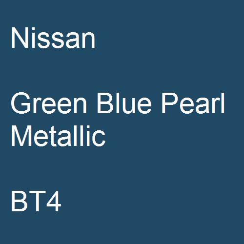 Nissan, Green Blue Pearl Metallic, BT4.